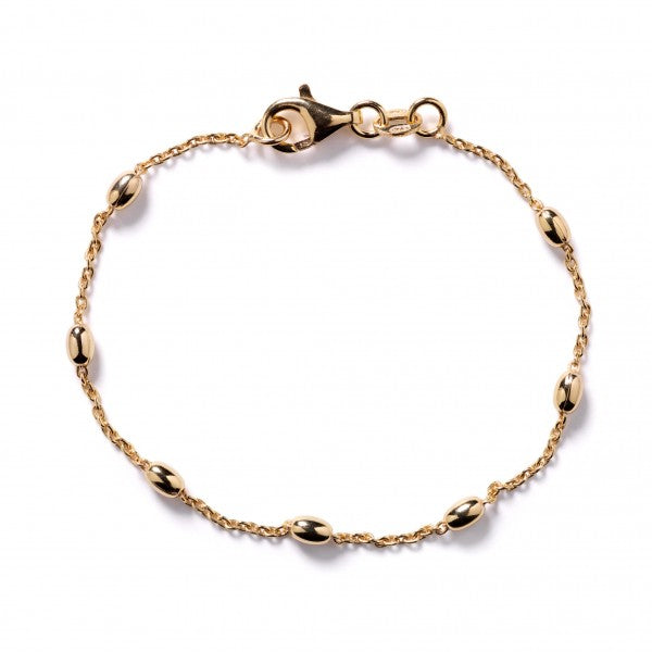 14k Gold Filled Satellite Ricebead Bracelet