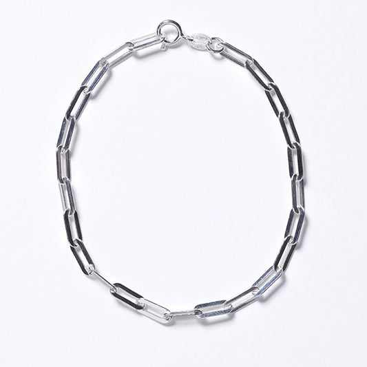 Sterling Silver Paperclip Bracelet